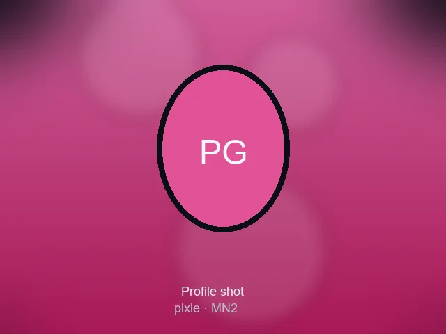 Pixie Glitch portrait